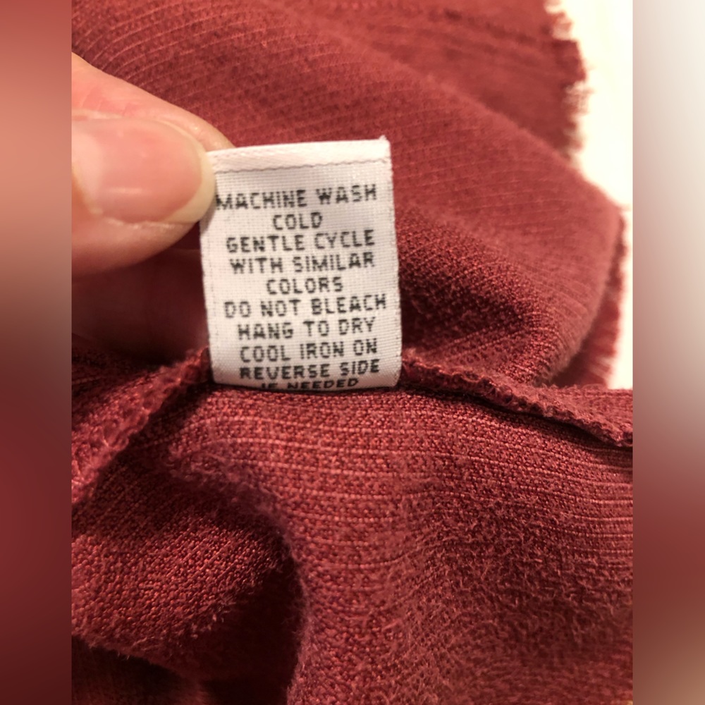 Rue+ burgundy corduroy shacket, 2X - Picture 8 of 10